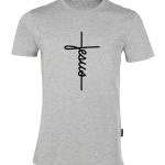 Jesus Cross - Bio-Shirt Männer rundhals