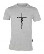 Jesus Cross - Bio-Shirt Männer rundhals