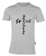 Er ist auferstanden - Kreuz Motiv - Bio-Shirt Männer rundhals