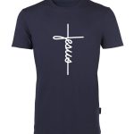 Jesus Cross - Bio-Shirt Männer rundhals