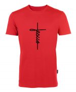 Jesus Cross - Bio-Shirt Männer rundhals – Bild 3