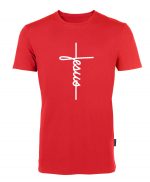 Jesus Cross - Bio-Shirt Männer rundhals – Bild 3