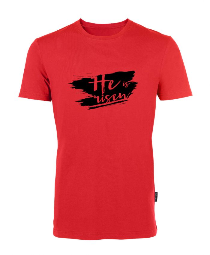 He is risen - Bio-Shirt Männer rundhals – Bild 2