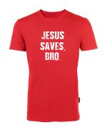 Jesus saves Bro - Bio-Shirt Männer rundhals – Bild 2