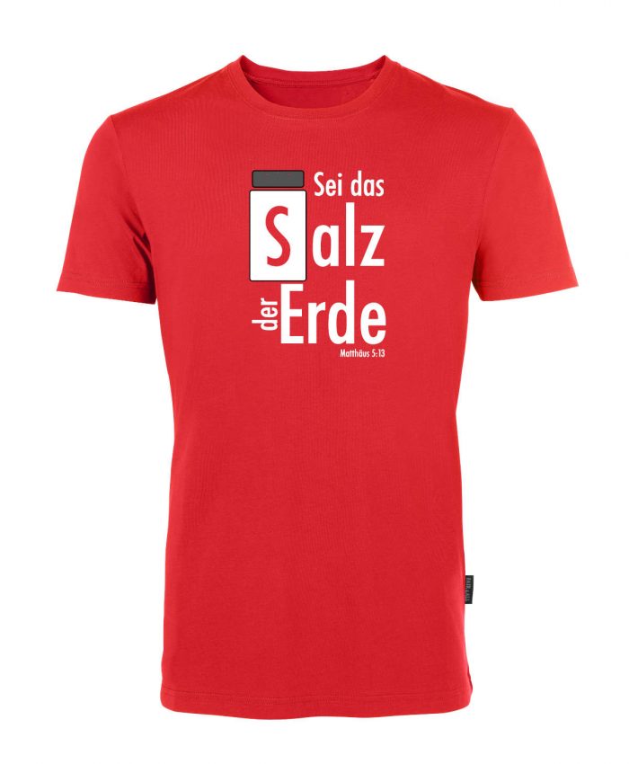 Salz der Erde - Matthäus 5, 13 - Bio-Shirt Männer rundhals – Bild 2