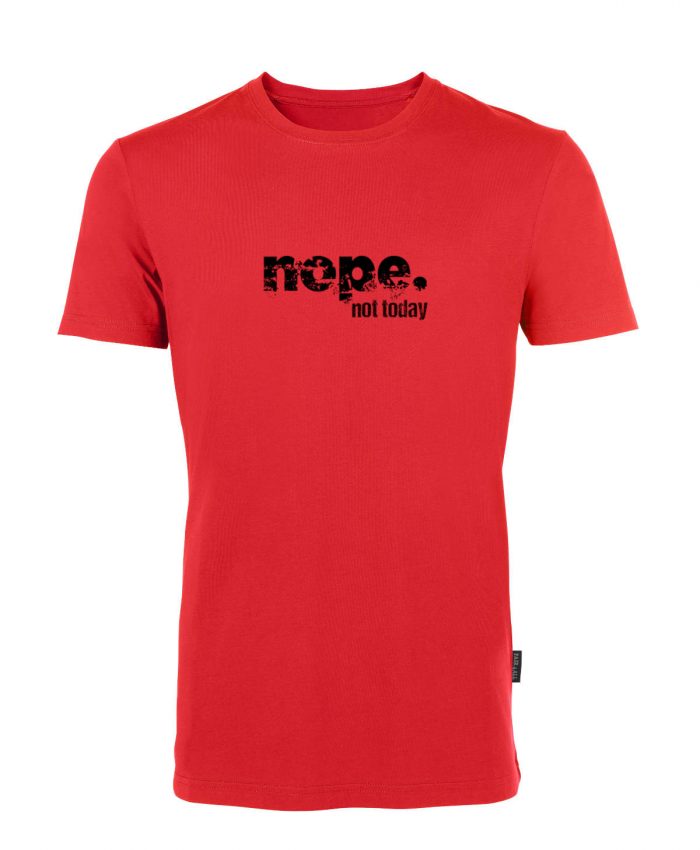 Nope not today - Bio-Shirt Männer rundhals – Bild 2