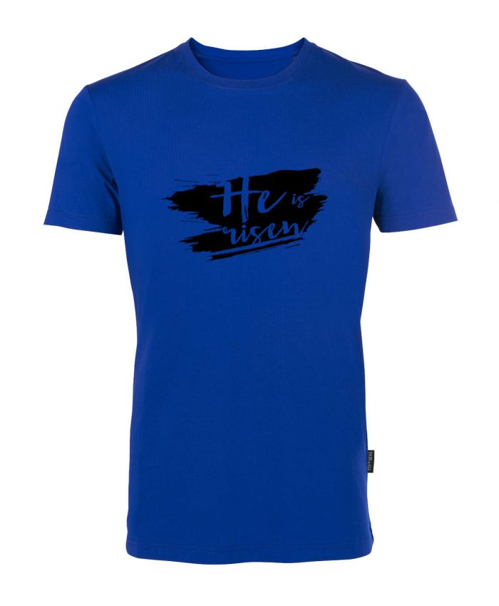 He is risen - Bio-Shirt Männer rundhals – Bild 3