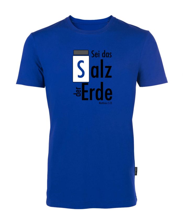 Salz der Erde - Matthäus 5, 13 - Bio-Shirt Männer rundhals – Bild 3