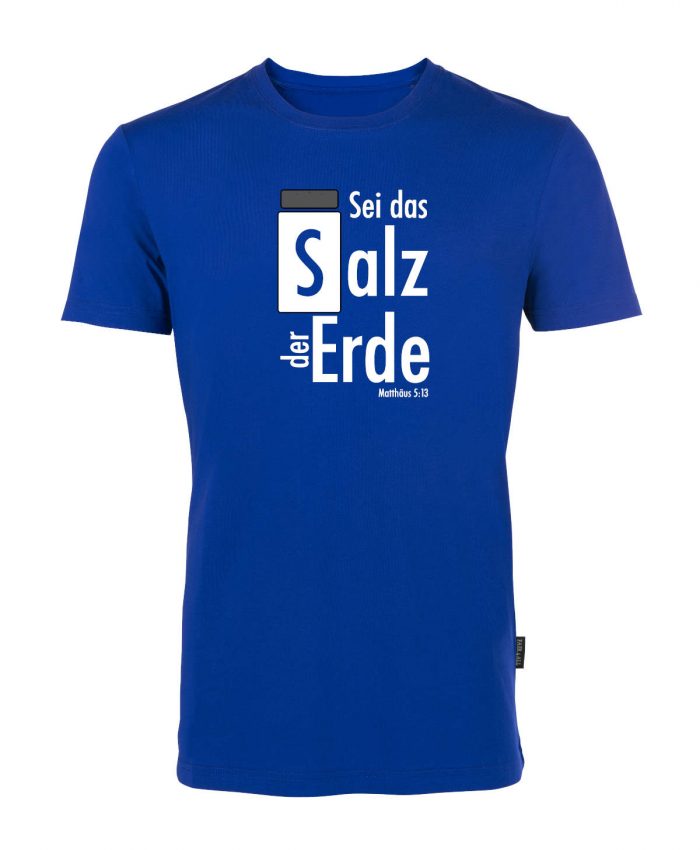 Salz der Erde - Matthäus 5, 13 - Bio-Shirt Männer rundhals – Bild 3