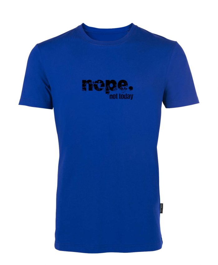 Nope not today - Bio-Shirt Männer rundhals – Bild 3