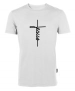 Jesus Cross - Bio-Shirt Männer rundhals – Bild 2