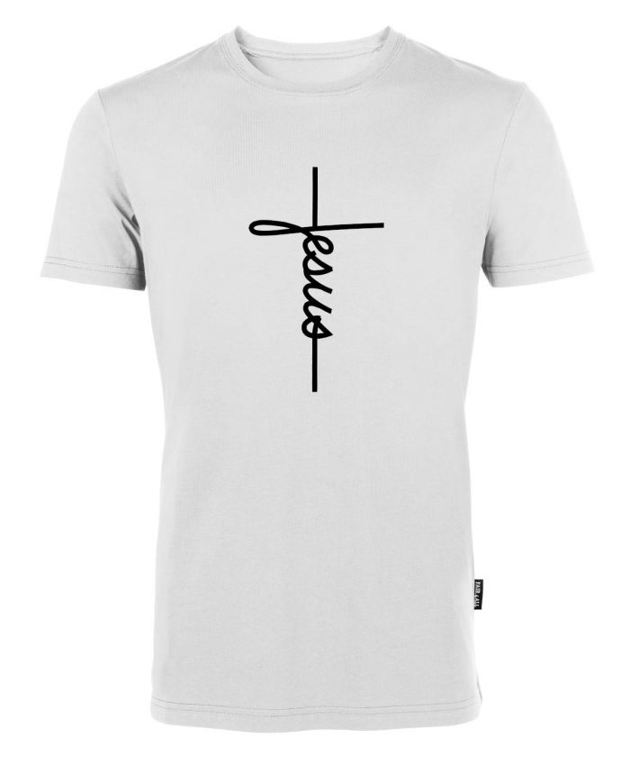 Jesus Cross - Bio-Shirt Männer rundhals – Bild 2