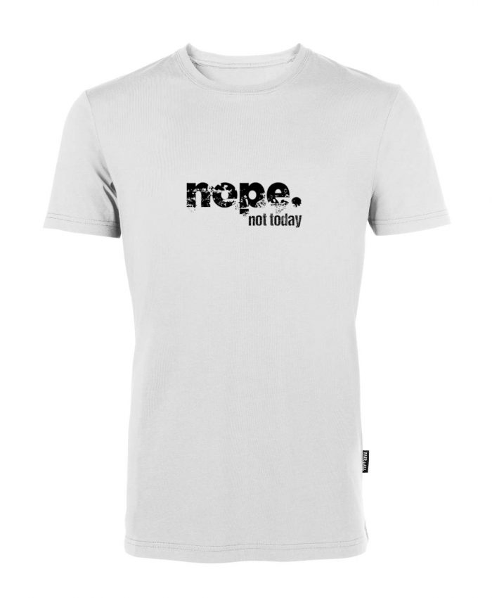 Nope not today - Bio-Shirt Männer rundhals – Bild 4