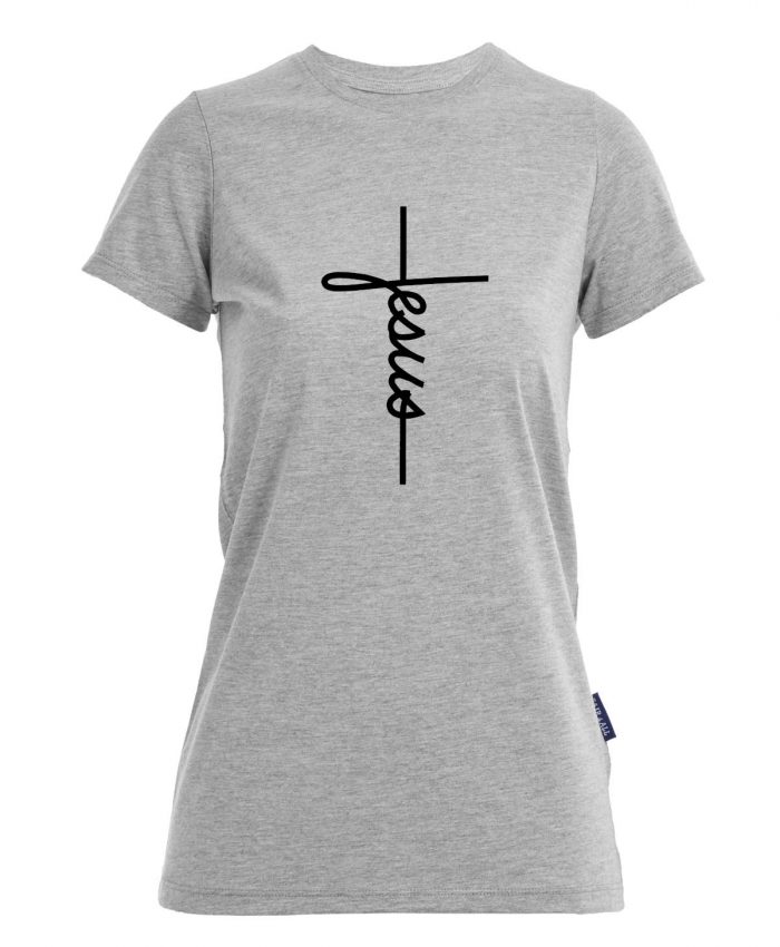 Jesus Cross - Bio-Shirt Frauen rundhals – Bild 1