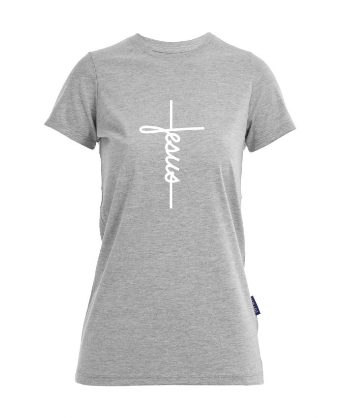 Jesus Cross - Bio-Shirt Frauen rundhals – Bild 2