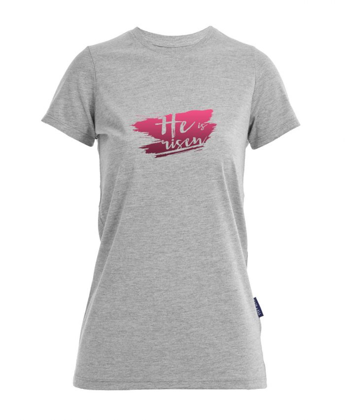 He is risen - Bio-Shirt Frauen rundhals – Bild 2