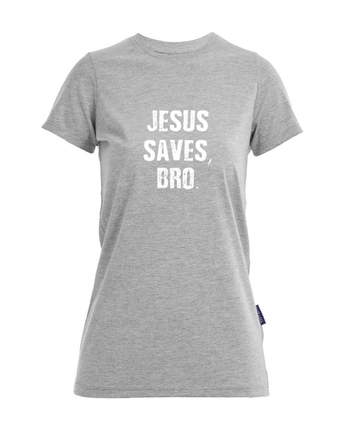 Jesus saves Bro - Bio-Shirt Frauen rundhals – Bild 2