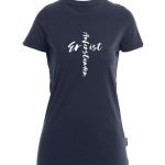 Er ist auferstanden - Kreuz Motiv - Bio-Shirt Frauen rundhals