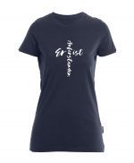 Er ist auferstanden - Kreuz Motiv - Bio-Shirt Frauen rundhals