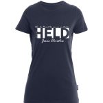 Jeremia 20, 11 - Ein starker Held - Bio-Shirt Frauen rundhals