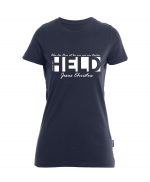 Jeremia 20, 11 - Ein starker Held - Bio-Shirt Frauen rundhals