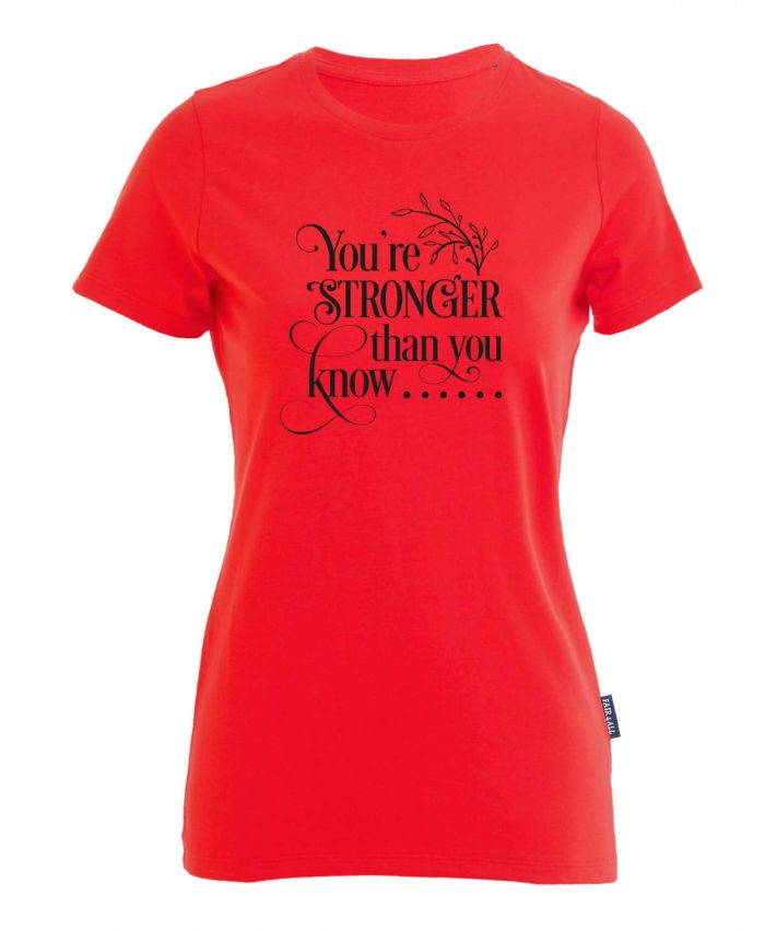 You’re Stronger than You Know – Bio-Shirt Frauen rundhals – Bild 2