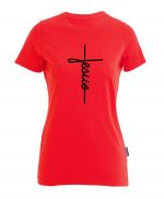 Jesus Cross - Bio-Shirt Frauen rundhals – Bild 2