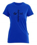 Er ist auferstanden - Kreuz Motiv - Bio-Shirt Frauen rundhals – Bild 3