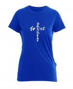 Er ist auferstanden - Kreuz Motiv - Bio-Shirt Frauen rundhals – Bild 4