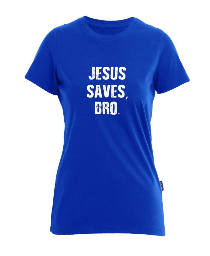 Jesus saves Bro - Bio-Shirt Frauen rundhals – Bild 4