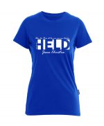 Jeremia 20, 11 - Ein starker Held - Bio-Shirt Frauen rundhals – Bild 4