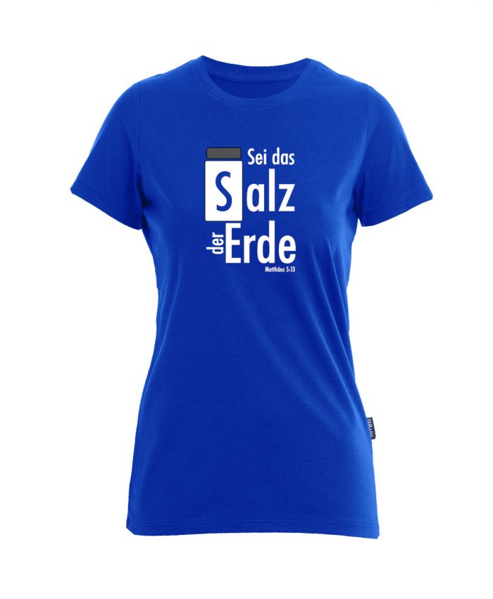 Salz der Erde - Matthäus 5, 13 - Bio-Shirt Frauen rundhals – Bild 4