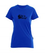 She is strong - Bio-Shirt Frauen rundhals – Bild 3