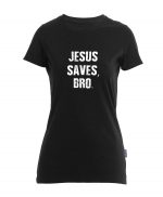 Jesus saves Bro - Bio-Shirt Frauen rundhals – Bild 5