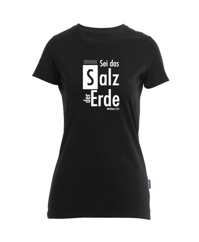 Salz der Erde - Matthäus 5, 13 - Bio-Shirt Frauen rundhals – Bild 5