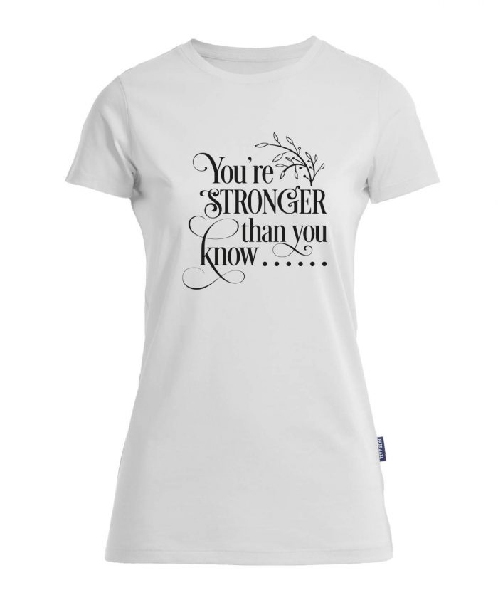 You’re Stronger than You Know – Bio-Shirt Frauen rundhals – Bild 4
