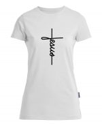 Jesus Cross - Bio-Shirt Frauen rundhals – Bild 4