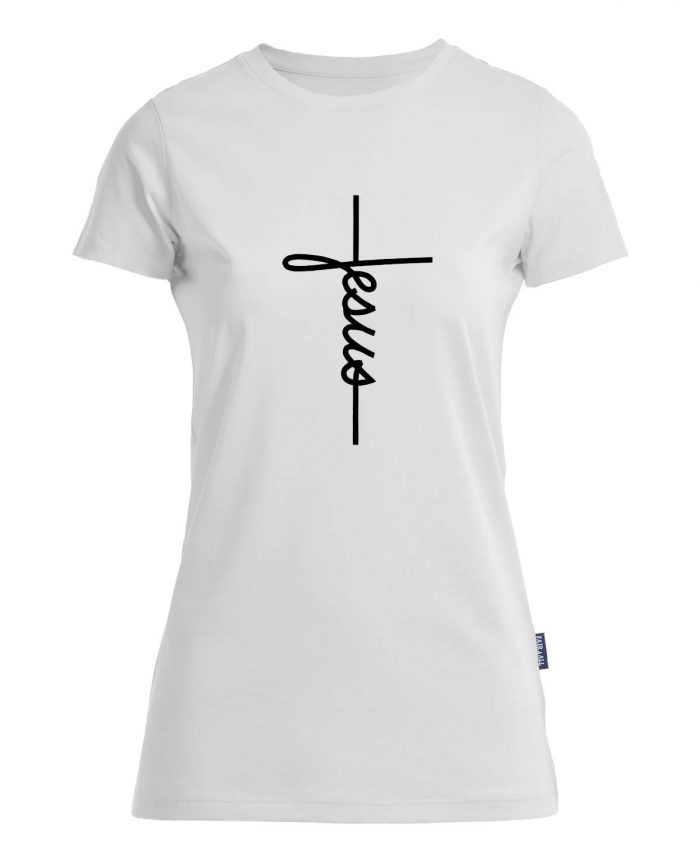 Jesus Cross - Bio-Shirt Frauen rundhals – Bild 4