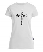 Er ist auferstanden - Kreuz Motiv - Bio-Shirt Frauen rundhals – Bild 4