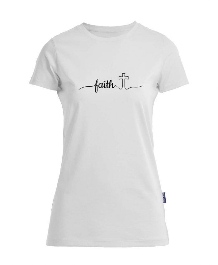 Faith - Bio-Shirt Frauen rundhals – Bild 4