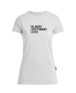 Glaube Hoffnung Liebe - Bio-Shirt Frauen rundhals – Bild 4