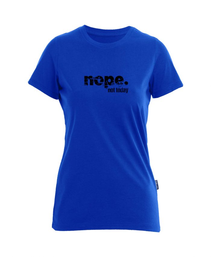 nope not today - Bio-Shirt Frauen rundhals – Bild 3