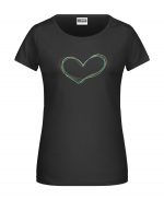 Handdrawn-Heart - Bio-Shirt Frauen rundhals – Bild 10