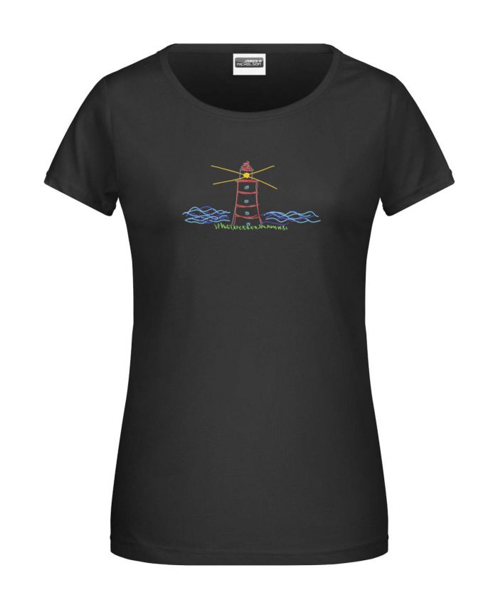 Handdrawn-Lighttower - Bio-Shirt Frauen rundhals – Bild 6