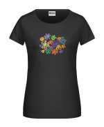 Handdrawn-Flowers - Bio-Shirt Frauen rundhals – Bild 10