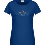 Handdrawn-Boat - Bio-Shirt Frauen rundhals