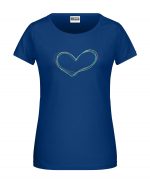 Handdrawn-Heart - Bio-Shirt Frauen rundhals – Bild 6