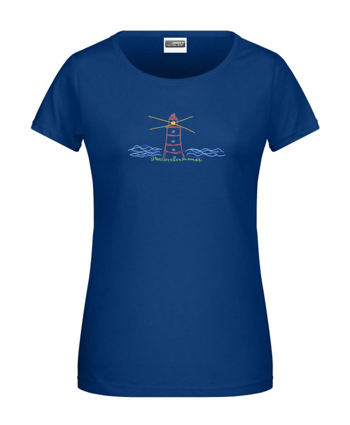 Handdrawn-Lighttower - Bio-Shirt Frauen rundhals – Bild 5
