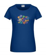 Handdrawn-Flowers - Bio-Shirt Frauen rundhals – Bild 7
