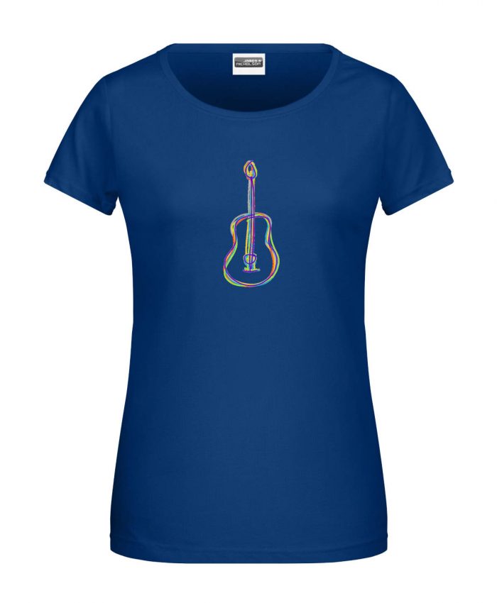 Handdrawn-Guitar - Bio-Shirt Frauen rundhals – Bild 7